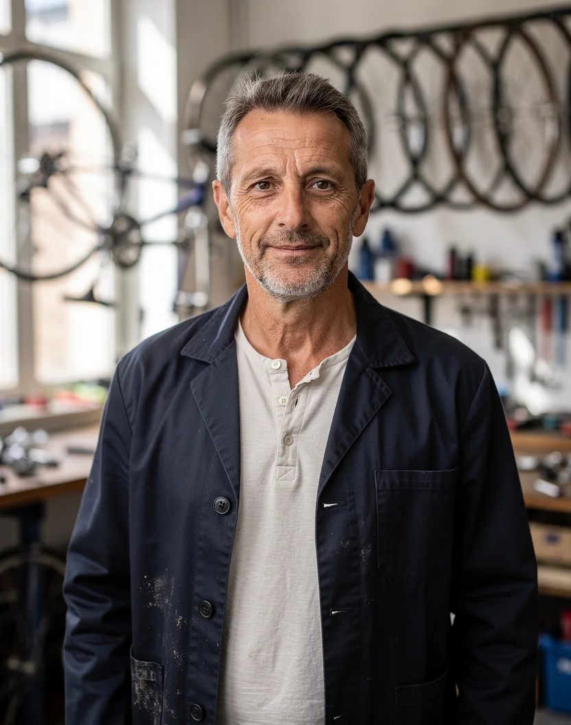 Portrait de Régis Bruneau, rédacteur de Burgundy Bike