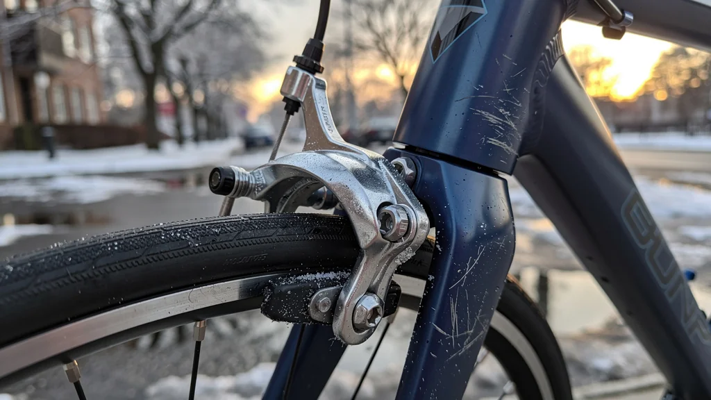 Les plaquettes organiques ont tenu deux hivers sans couiner sur mon vélo